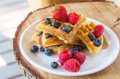 <b>西点诱人的华夫饼，如同初恋的感觉</b>